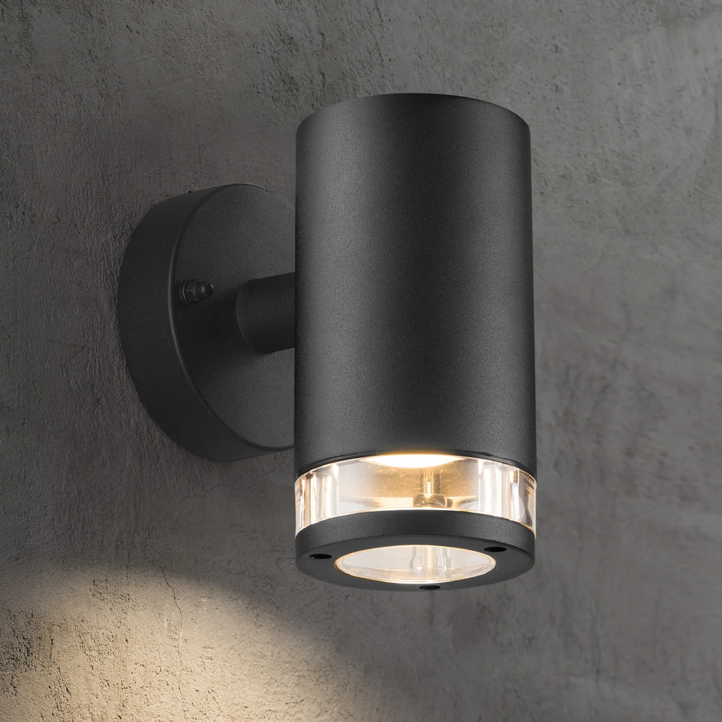 Birk Single Außen Wandleuchte Black - Nordlux - Modern - Metall - Einflammig