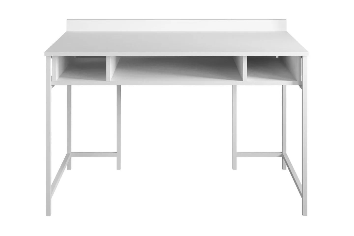 Fagersanna Skrivbord 120 cm med Förvaring Hyllor - Vit
