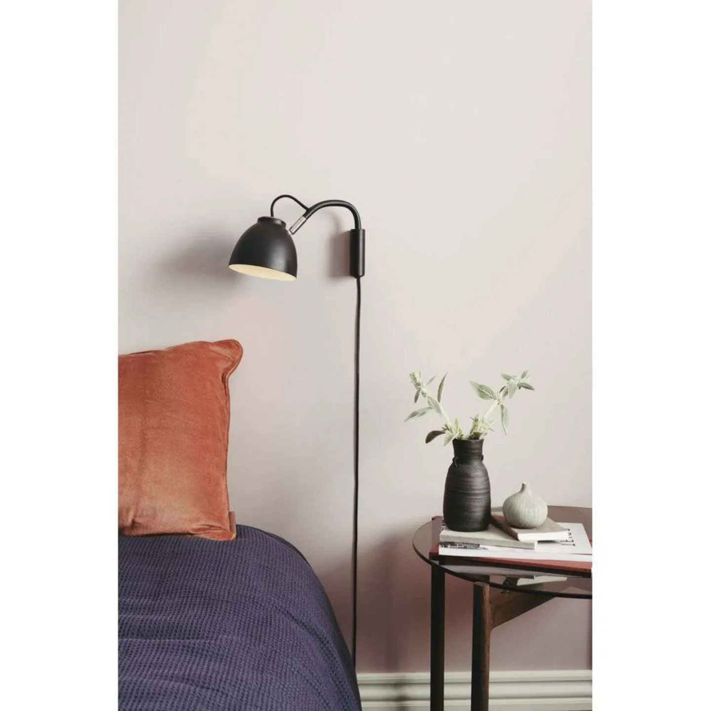 Nivå Wandleuchte Grey/Wood - Halo Design - Metall