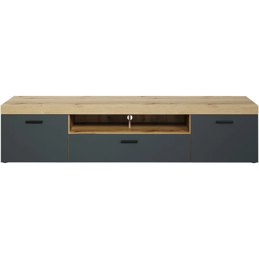 TV-Möbel Henderson eiche Holzwerkstoff B 230 cm
