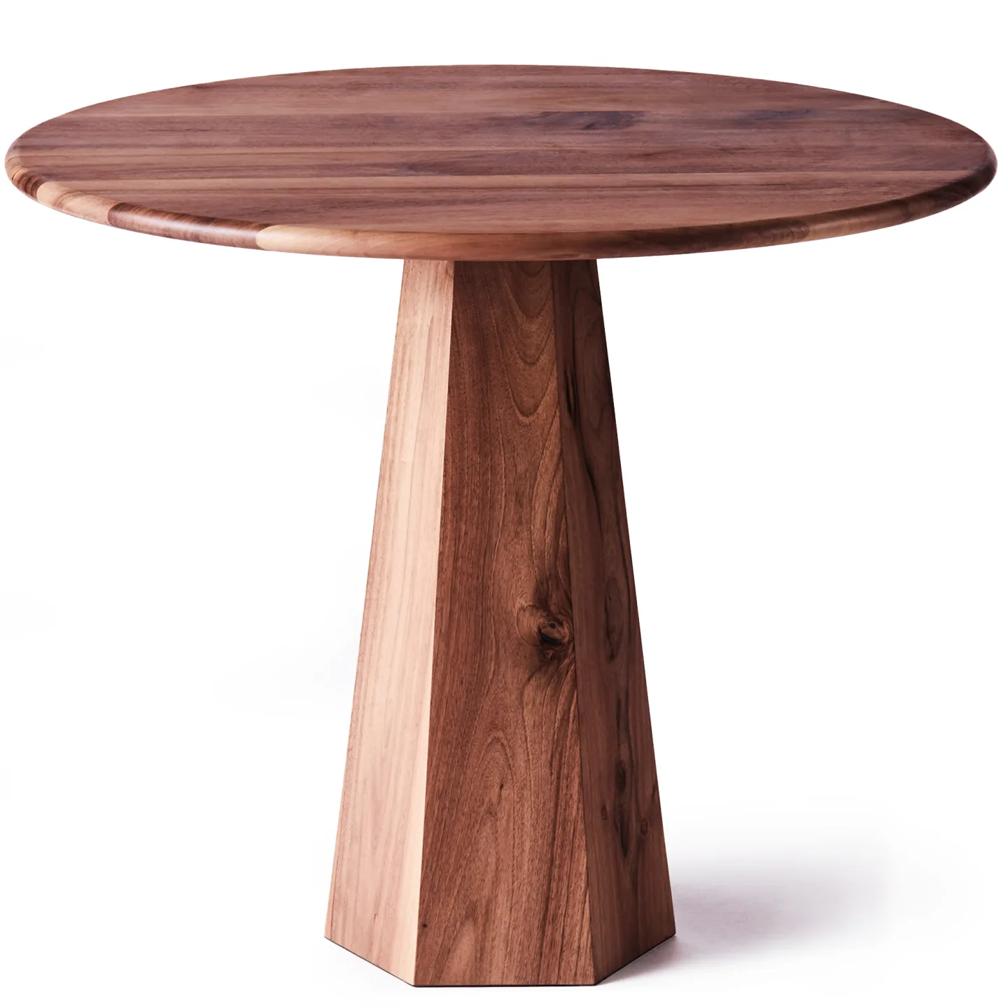 Dusty Deco - Hexagon Dining Table, Ø90 Walnut - Matbord - Edin & Lina Kjellvertz - Träfärgad