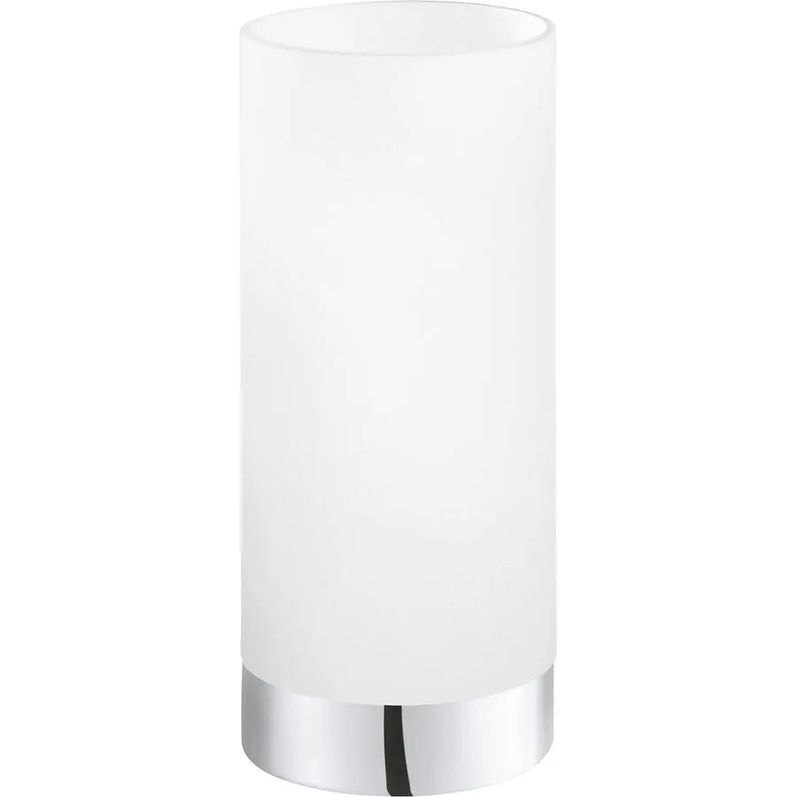Eglo Tischlampe Damasco 1 Grau Stahl 21.5 cm - Farbe: chrom