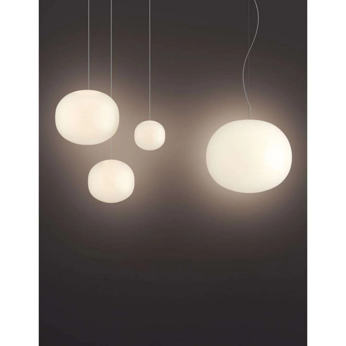Volum 42 Pendelleuchte Glossy White - Lodes - Esszimmer - Glas