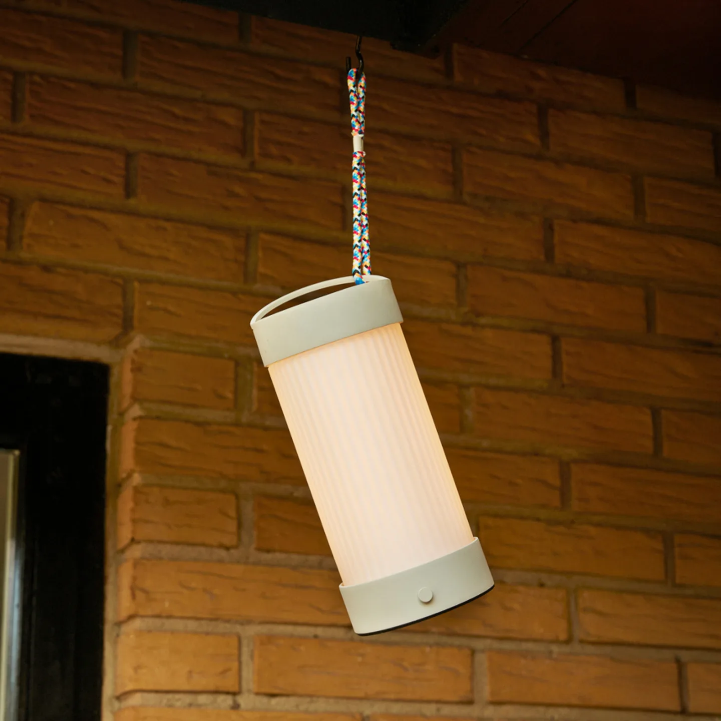 Camp Portable Tischleuchte Sand - Hübsch - Terrasse - Glas - Einflammig