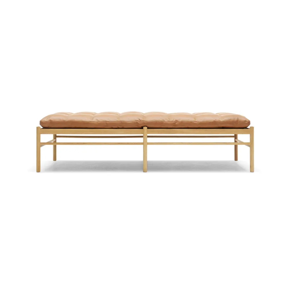 Carl Hansen & Søn OW150 dagbädd Läder loke 7050 brun-Oljad ek