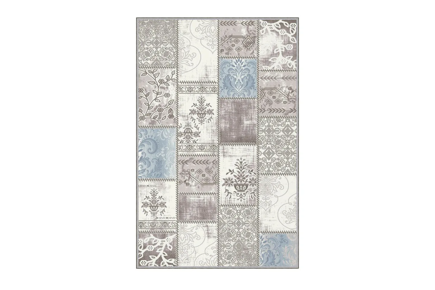 Homefesto Matta 100x300 cm - Multifärgad