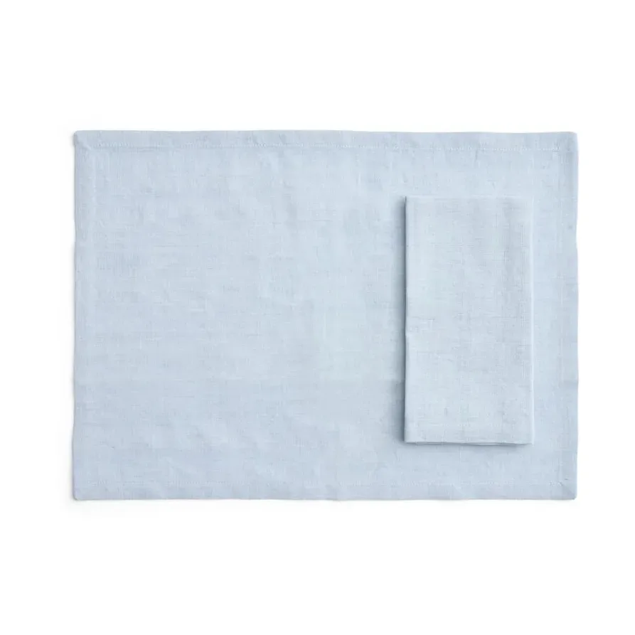 HAY Tavolo Tischset/Serviette 4er-Pack Soft blue