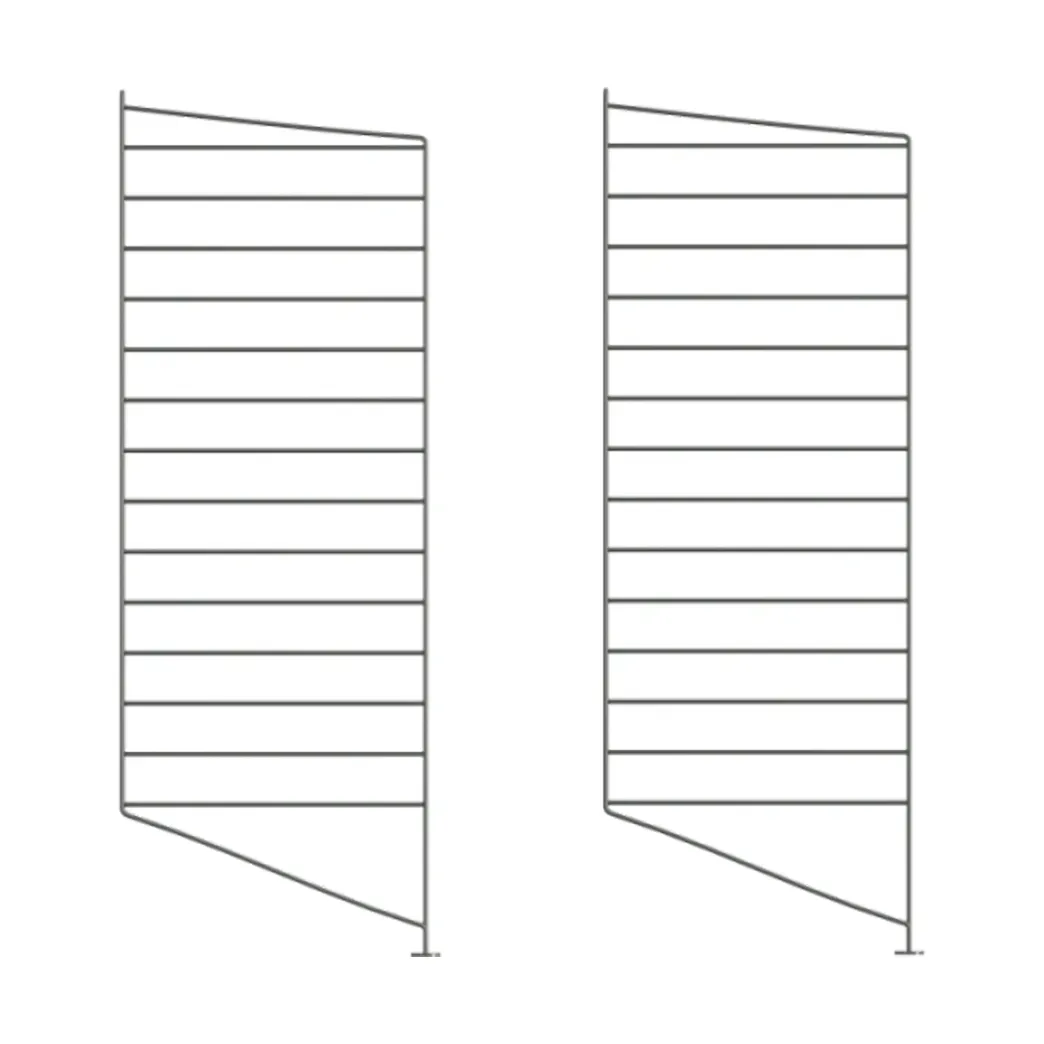 String String Bodenleiter Dunkelgrau, 85x30 cm, 2er Pack
