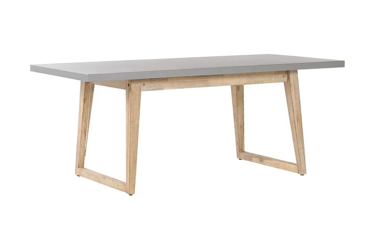Trädgårdsbord grå 180 x 90 cm ORIA - Grå