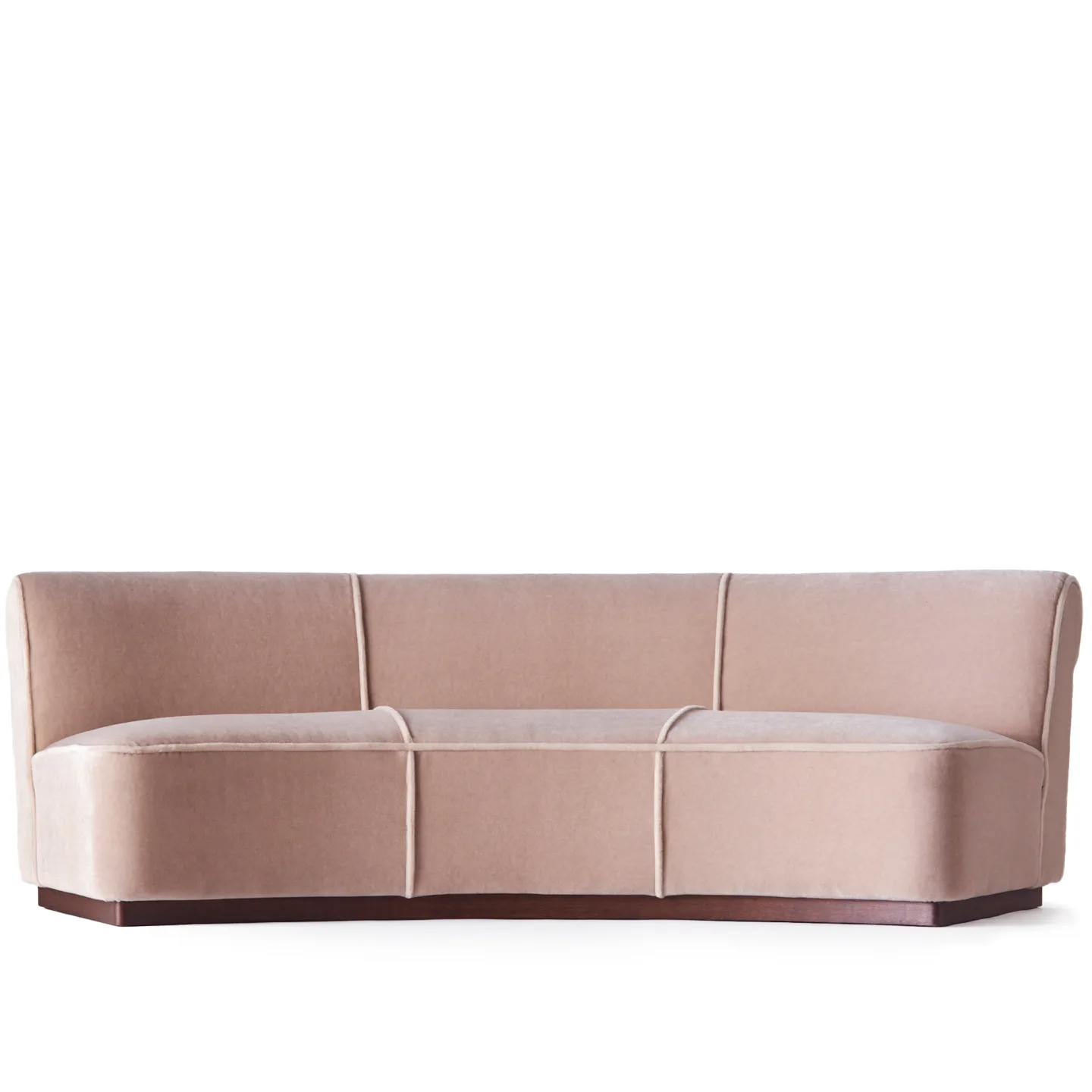 Dusty Deco - Paris sofa baby velvet mohair - Soffor - Elias Svedberg - Beige