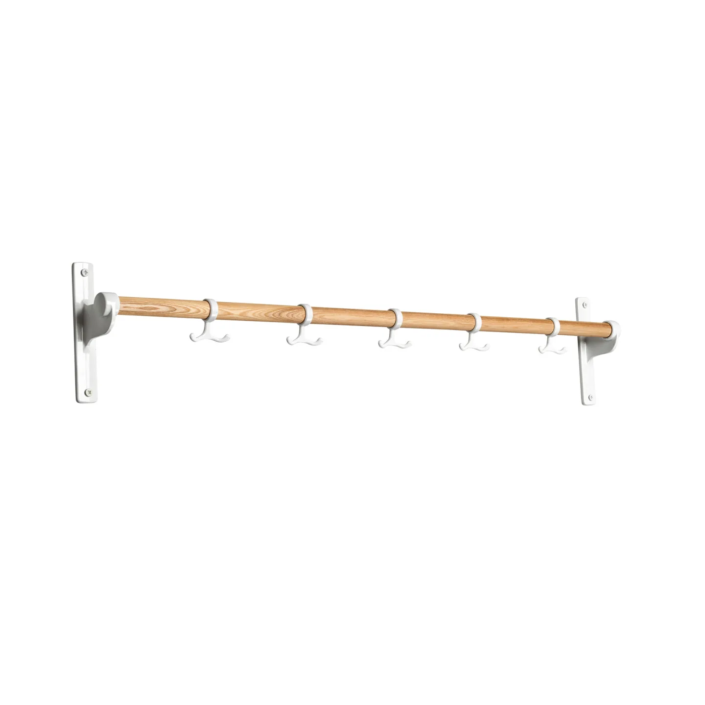 Essem Design - Nostalgi Kroklist Grund Ask/Vit, 100 cm - Klädhängare - Gunnar Bolin - Vit