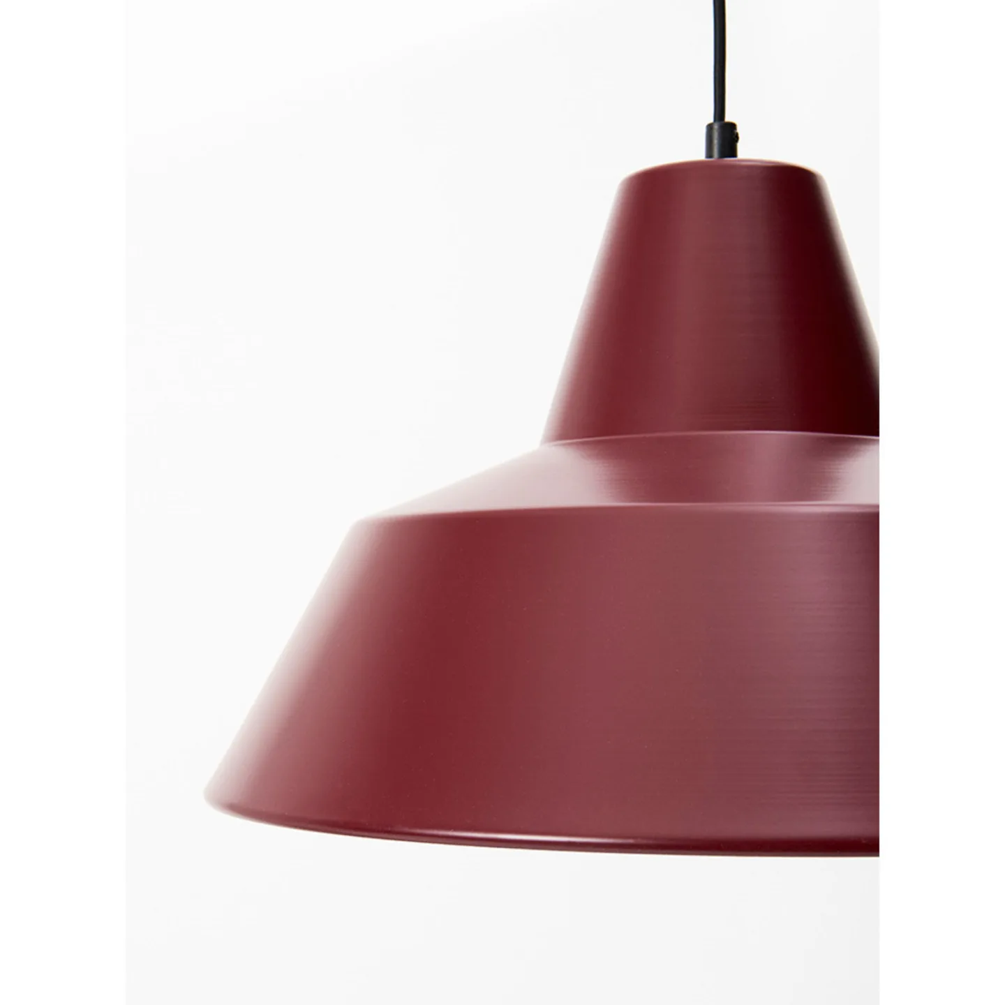 Workshop W4 Pendelleuchte, rot, Alu, E27 - Made By Hand - Esszimmer - Design - Aluminium - Einflammig