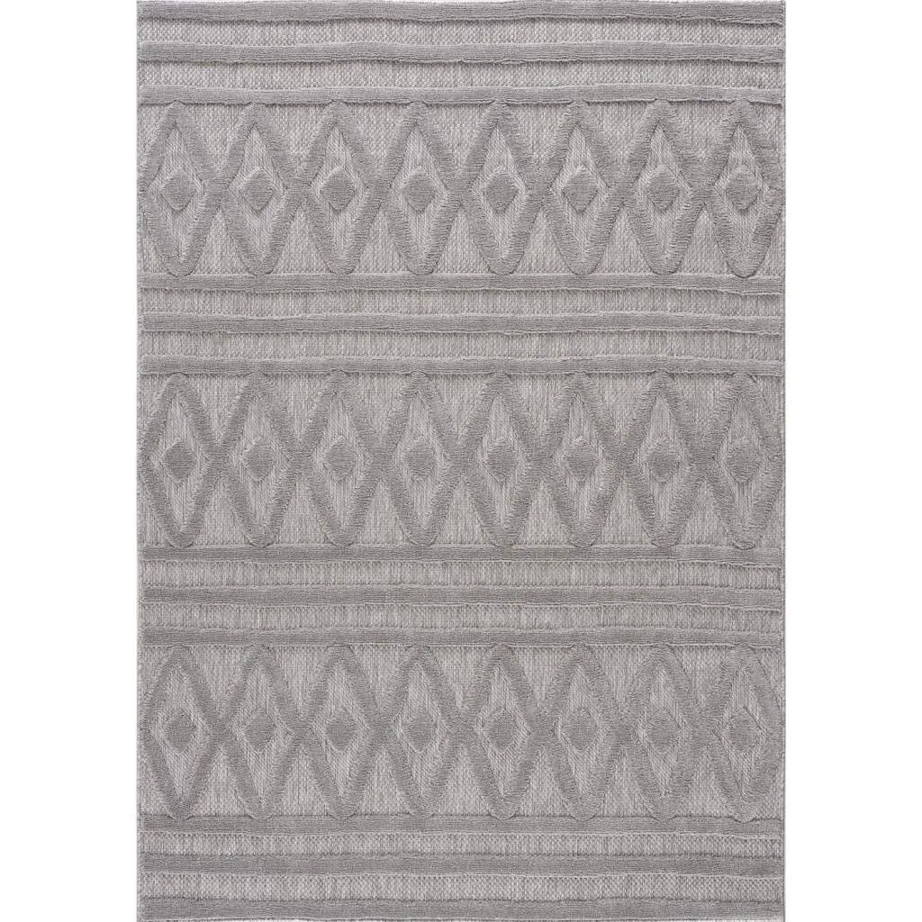 Shaggy Indoor-Outdoor - Chester (grå) (Størrelse: 160 x 230 cm)
