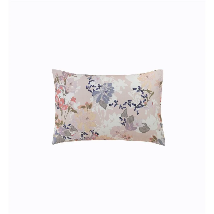 KAS Kissenbezug Jardin bunt Blumenmuster Baumwolle B 65 T 100 cm