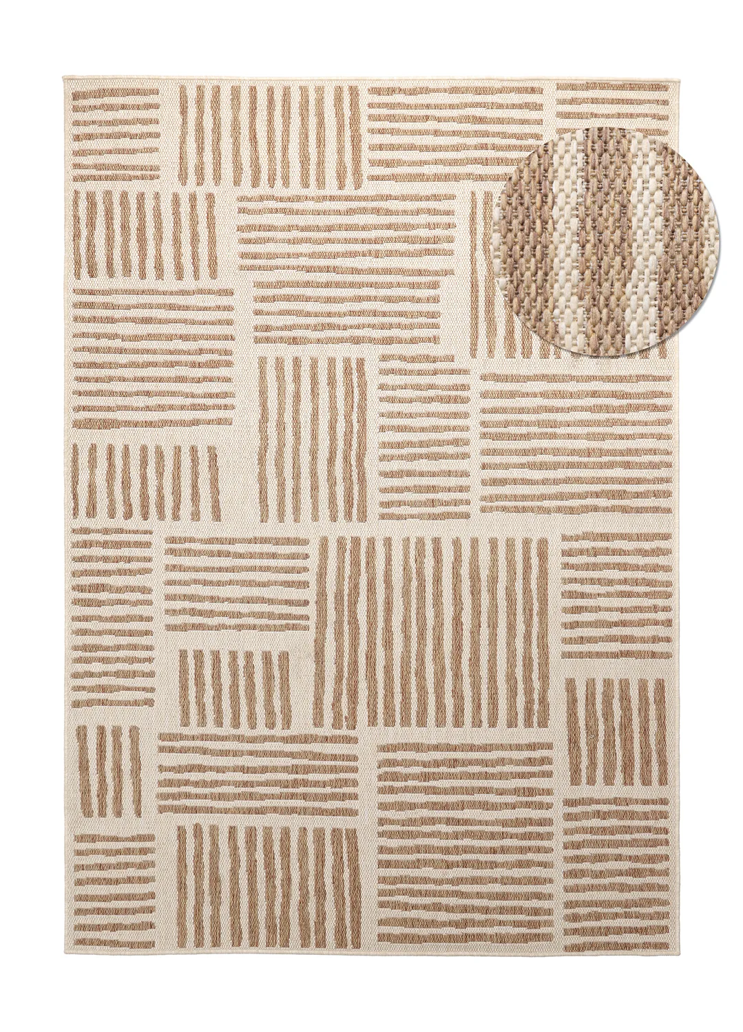 Teppich für innen und außen - Cordoba (braun) (Größe: 240 x 340 cm)