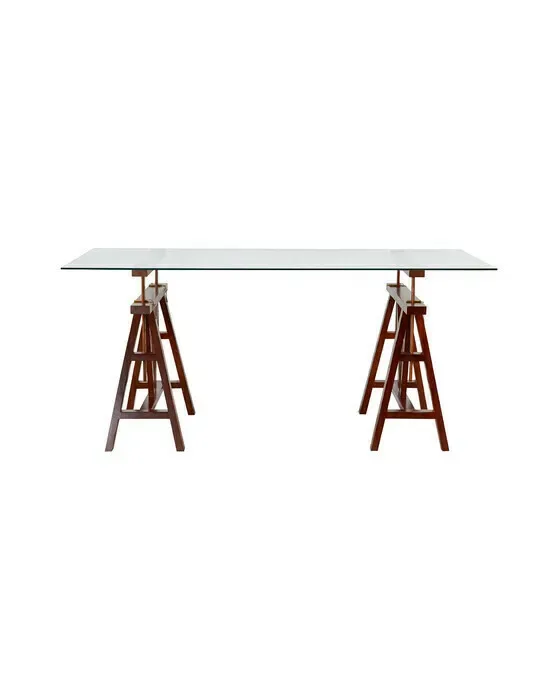 Trestle Schreibtisch Noble Newport Brown