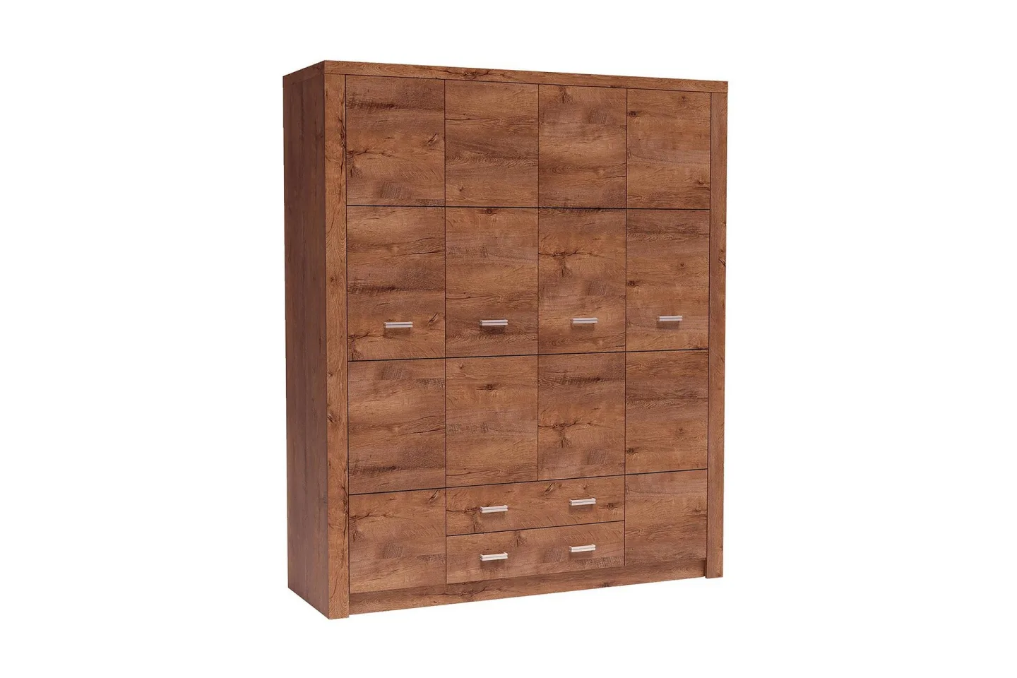 Indianapolis Garderob 178x58x214 cm - Ljus ask