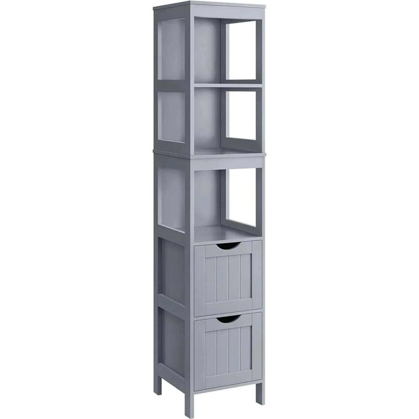 Kommode VASAGLE Grau B 30 cm H 141.5 cm - Material: Holz - Kommode