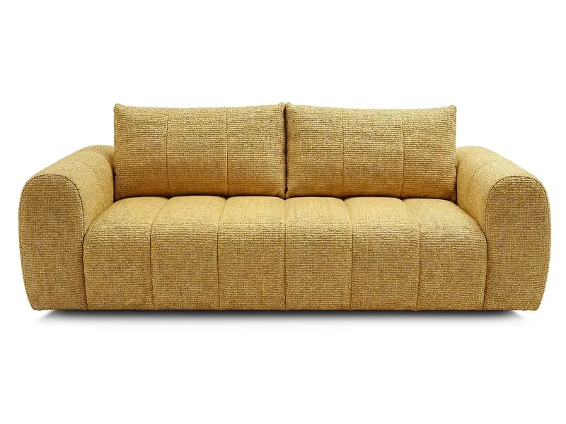 3er Sofa BOBOCHIC NESTY Stoff chiniert gelb
