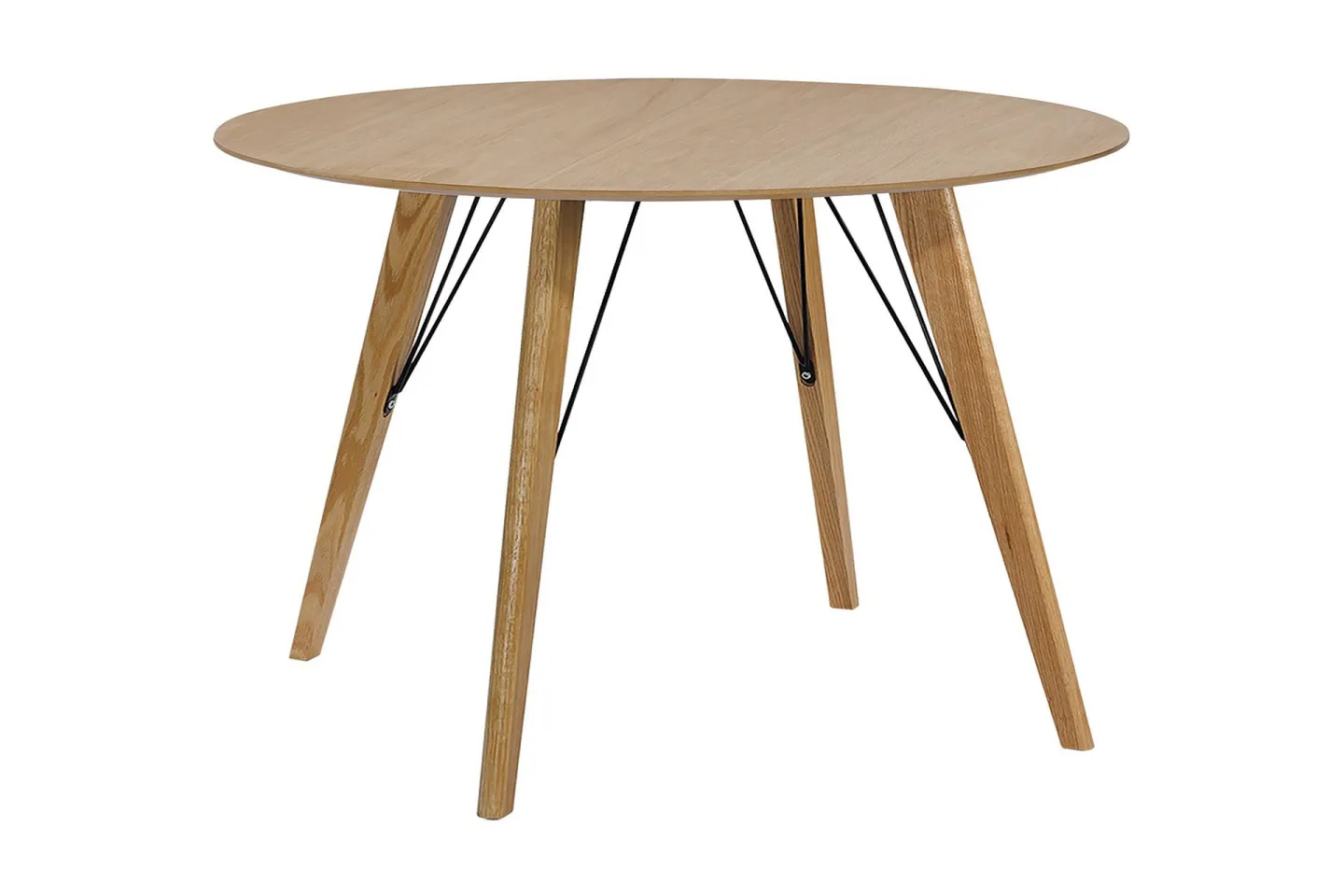 Matbord Helena D100xh75 cm Mdf Med Ekfanér -