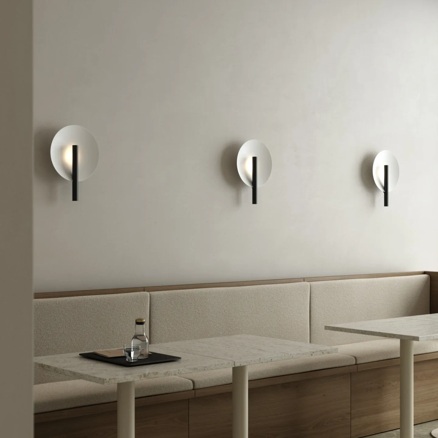 Furiko Wandleuchte Black - DFTP DFTP by Nordlux - Schlafzimmer - Design - Metall - Rund