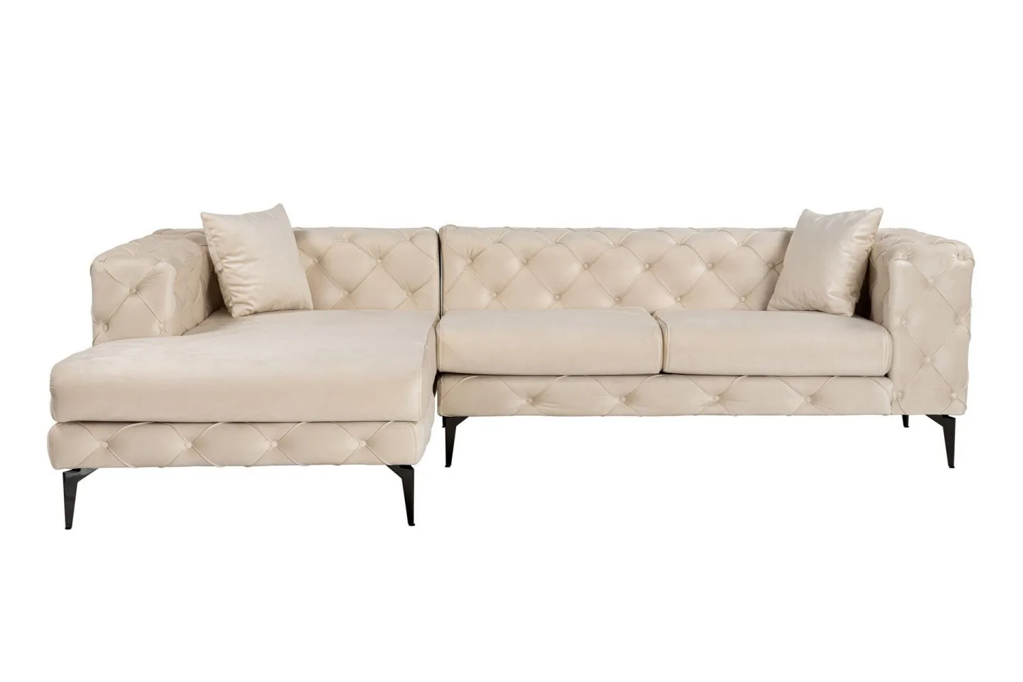 Beachport 3-sits Soffa med Divan Vänster - Beige