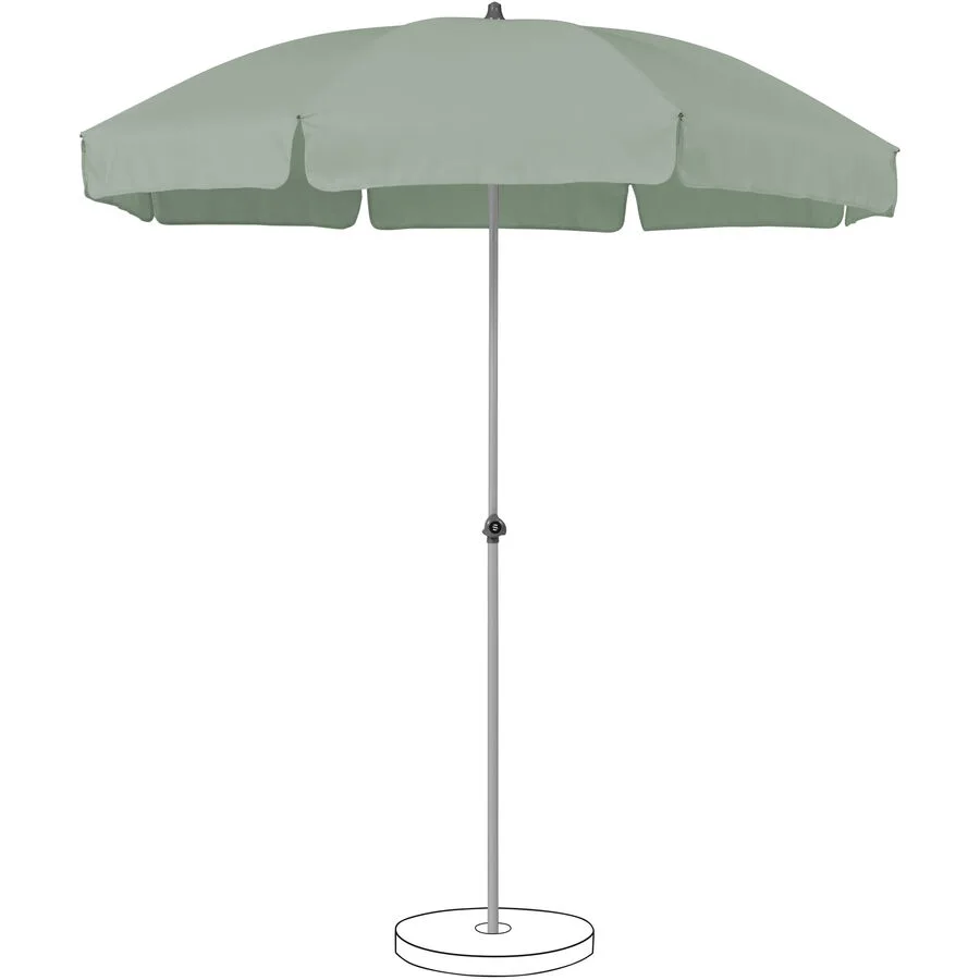 Suncomfort BY GLATZ Sonnenschirm Siesta grün Polyester B 180 T 180 cm