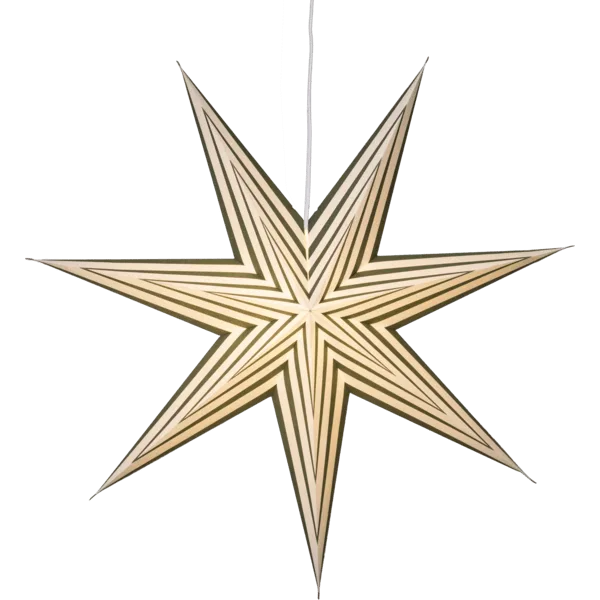 Star Trading - Stripe Ø60 - Adventsstjärna - Grön