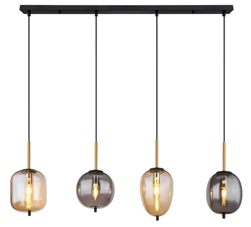 Globo Lighting - Blacky 110cm - Taklampa - Amber