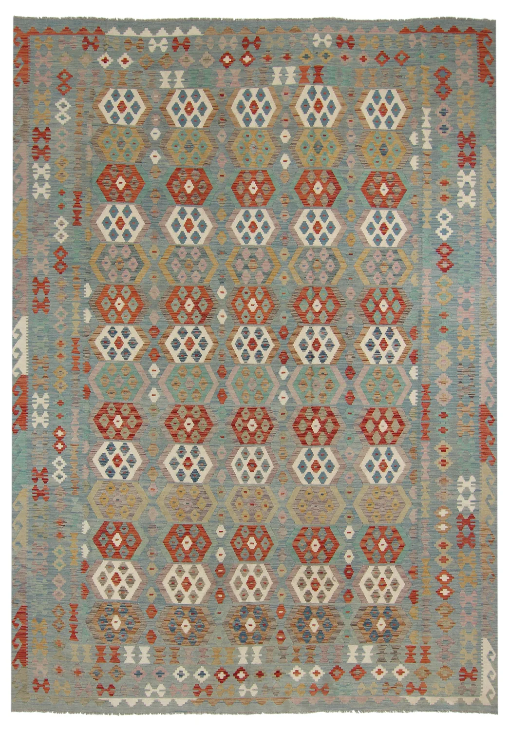 Orientalsk kelimteppe 356 x 256 cm (Størrelse: 356 x 256 cm)