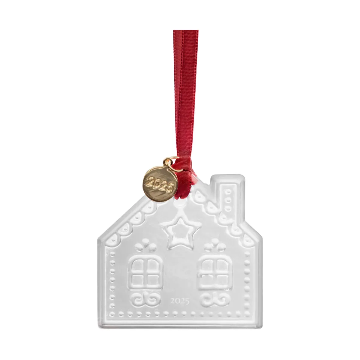 Orrefors Annual holiday ornament Weihnachtsschmuck Lebkuchenhaus 2025