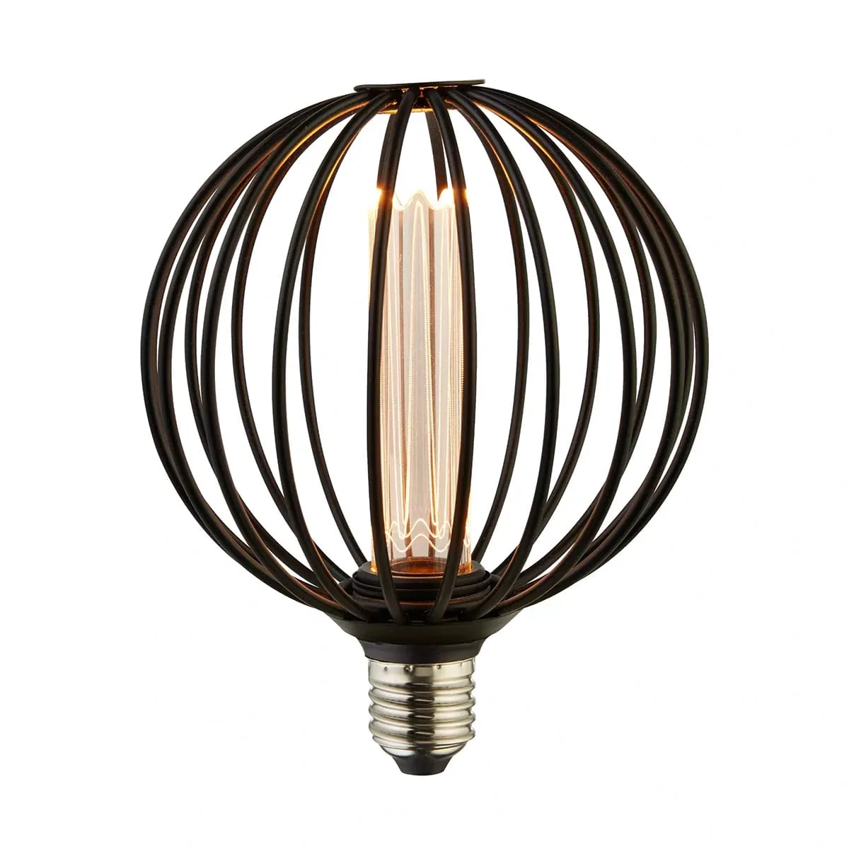 Globlampa LED Svarta ribbor 2700K E27