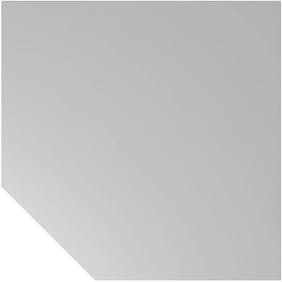 Anbautisch Office grau Holzwerkstoff B 120 T 120 cm