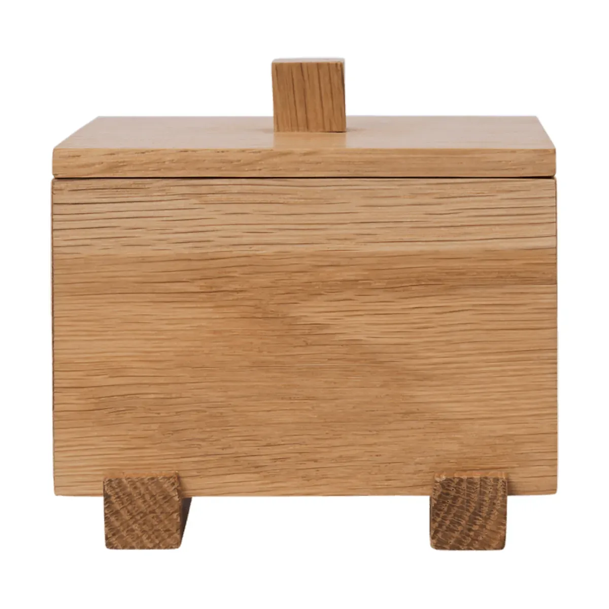 Ferm Living Moku Aufbewahrungsdose Unbehandelte Eiche, 10x11x9,5 cm