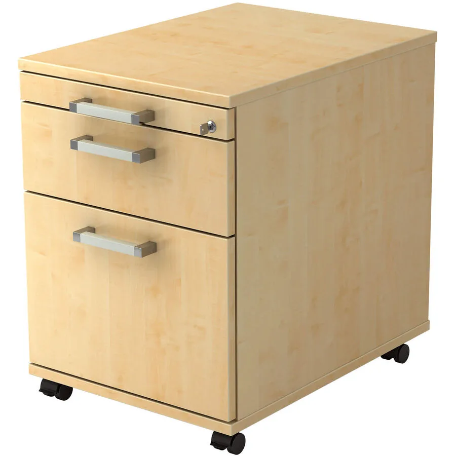 Rollcontainer Office Ahorn Dekor Holzwerkstoff B 42.8 H 59 cm