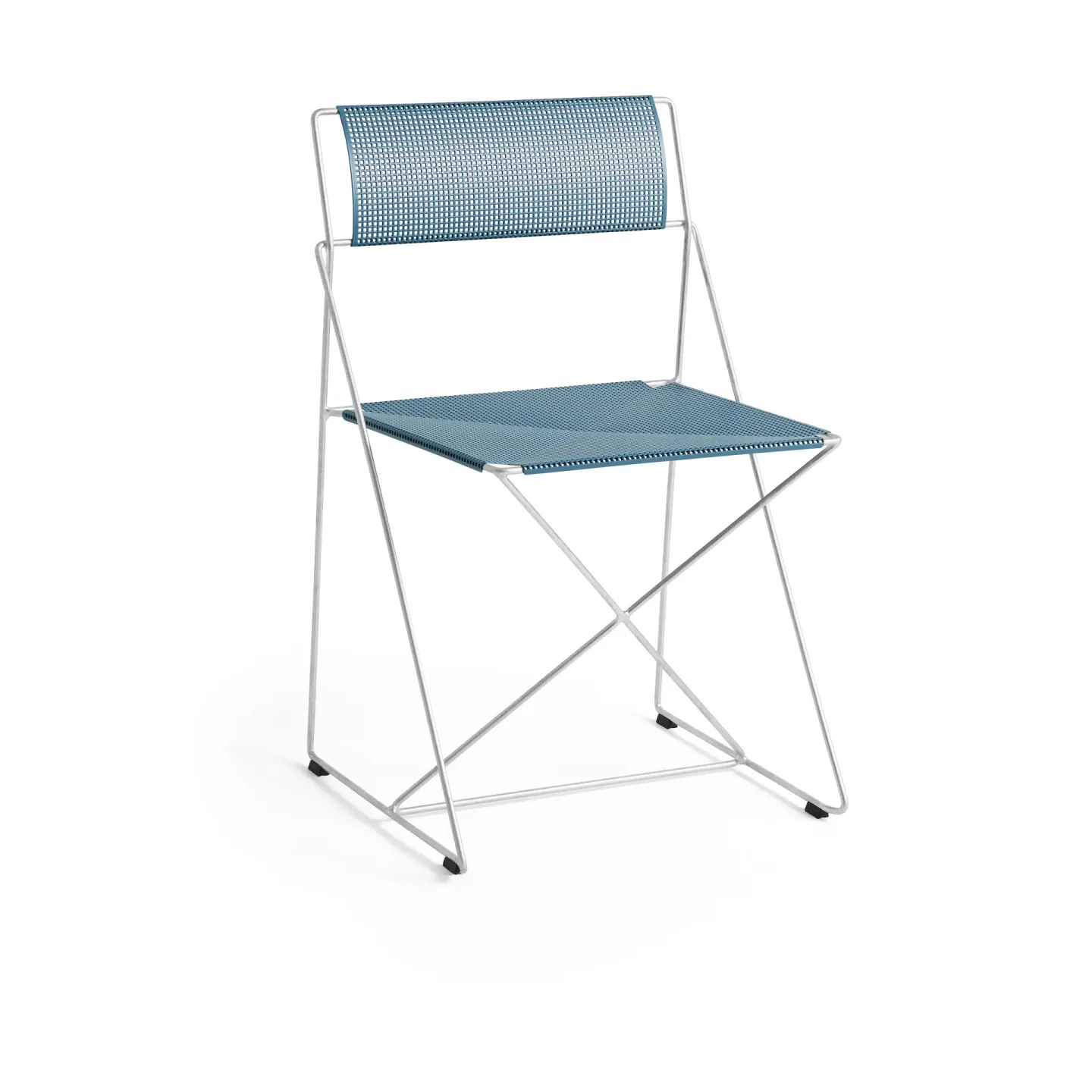 HAY X-Line Indoor Outdoor stol Powder blue-hot galvanised