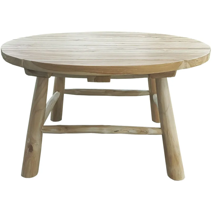 Salontisch Garda natur Teak B 80 T 80 cm