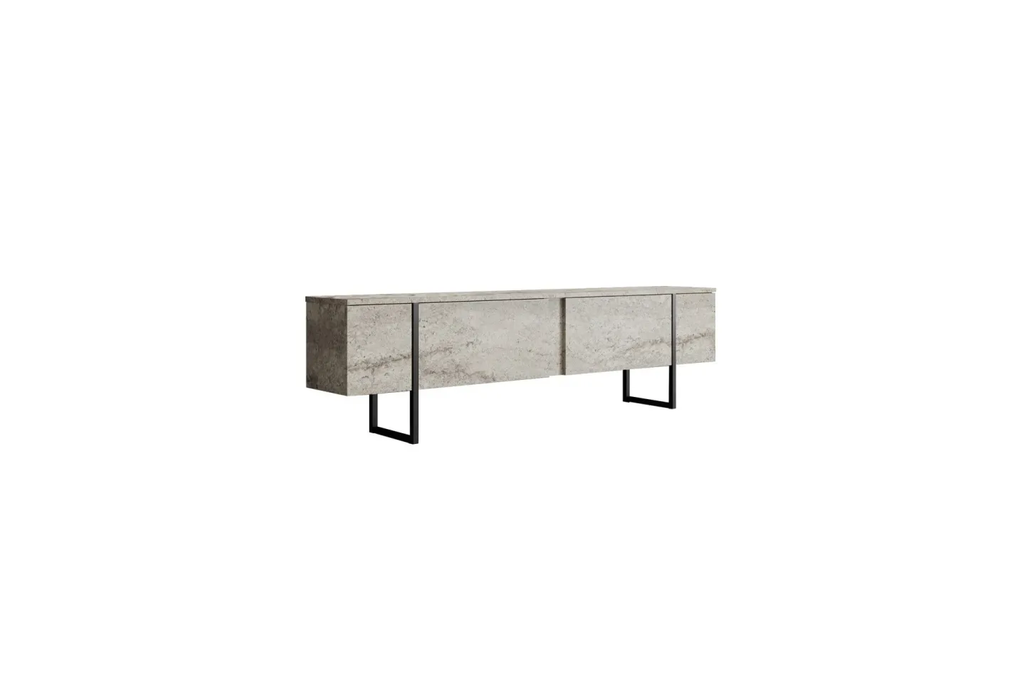 Luxe Tv-bänk 180 cm - Beige/Svart