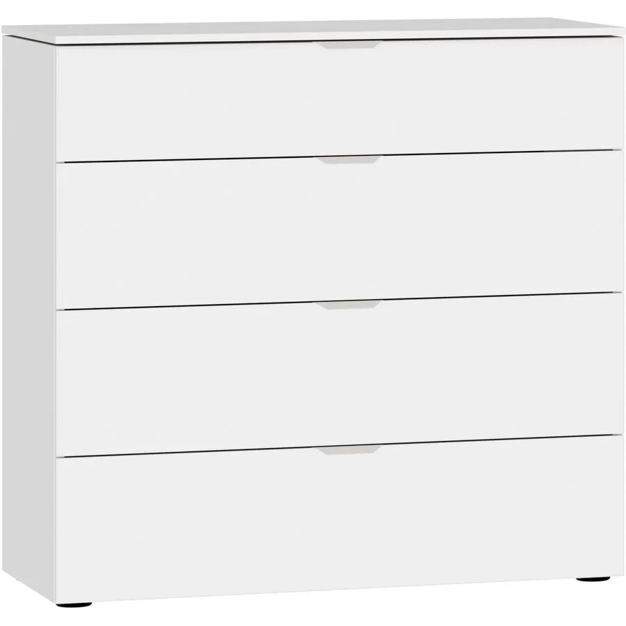 Kommode Arena Beimöbel Weiss Holzwerkstoff 90 cm 43 cm