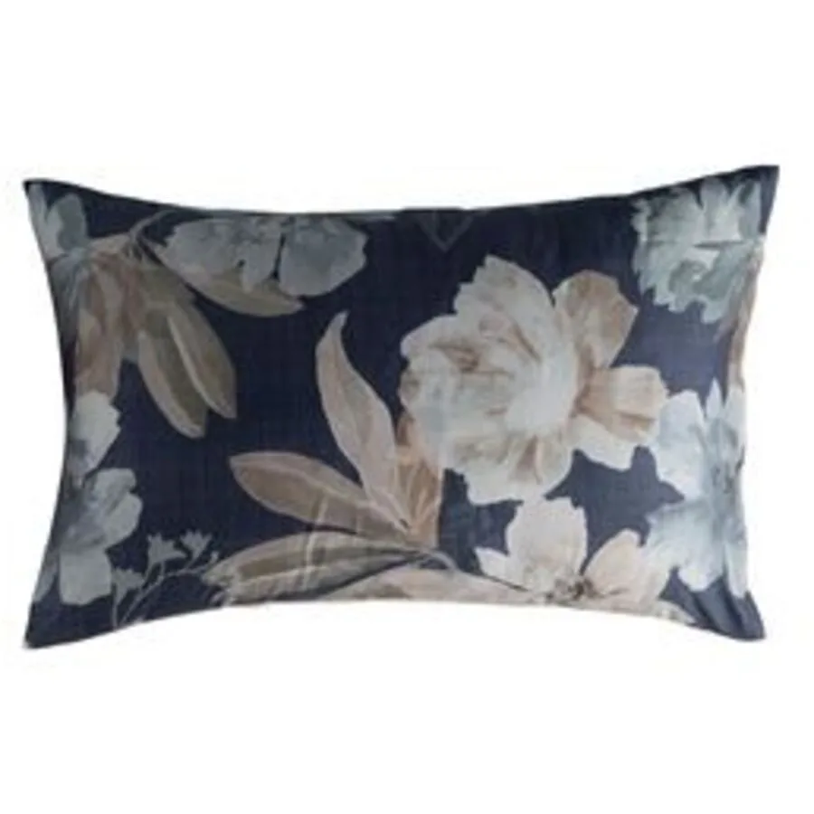 KAS Kissenbezug Reine navy blau Baumwolle 65 x 100 65 x 100 cm