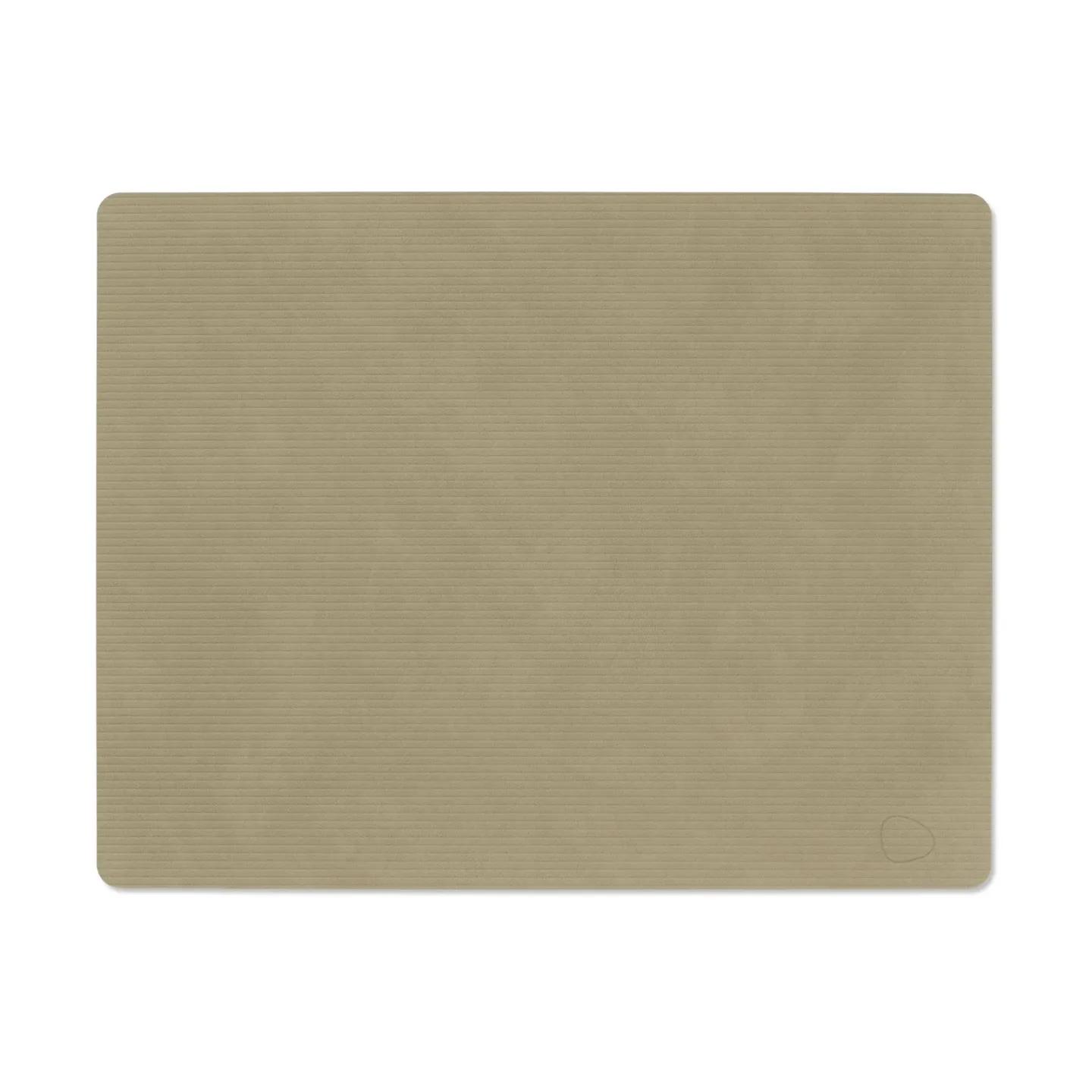 LIND DNA Corduroy Tischset square L Herbal Dust