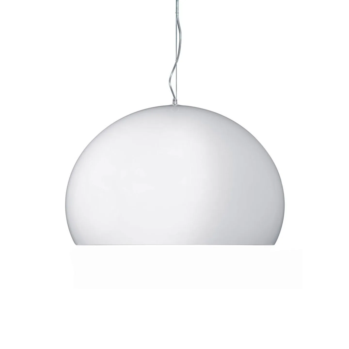 Kartell - Big Fl/y Suspension - Matt White - Pendellampor - Ferruccio Laviani - Vit
