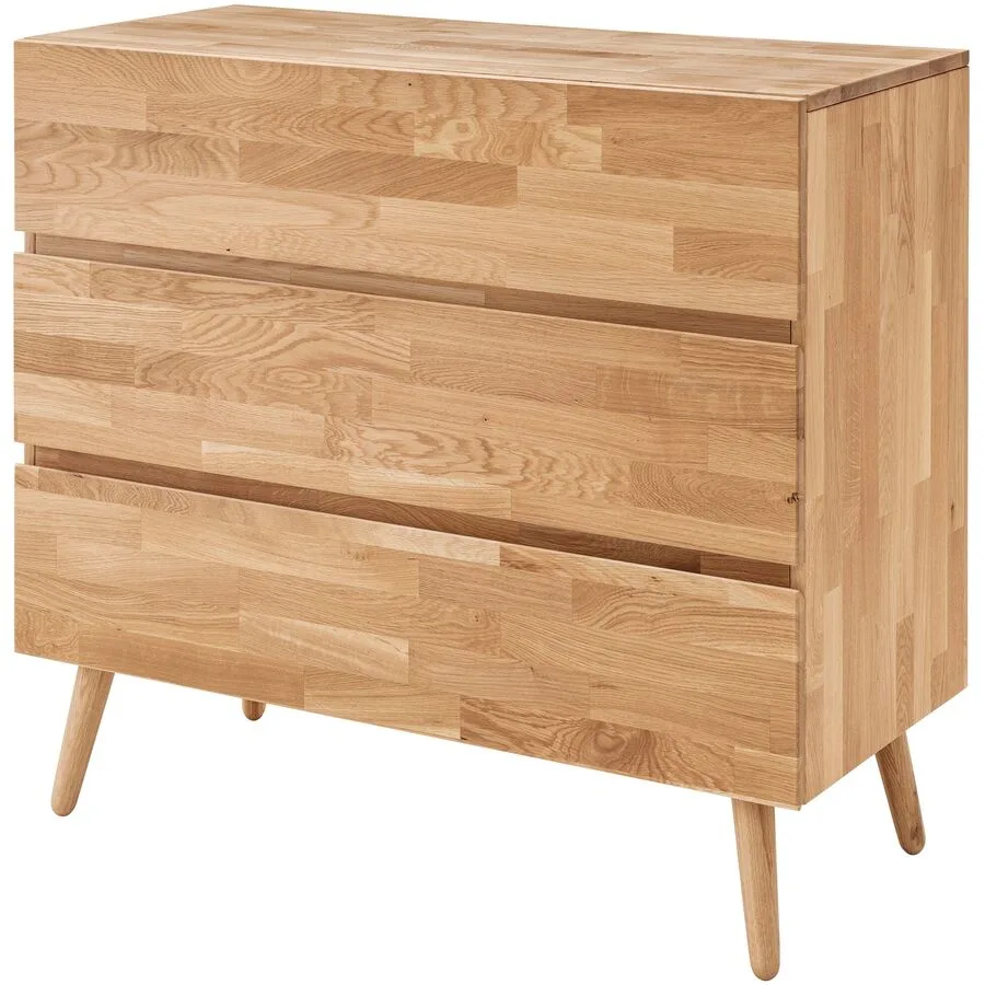 Kommode Cyrill eiche Eiche Massivholz B 103 H 90 cm