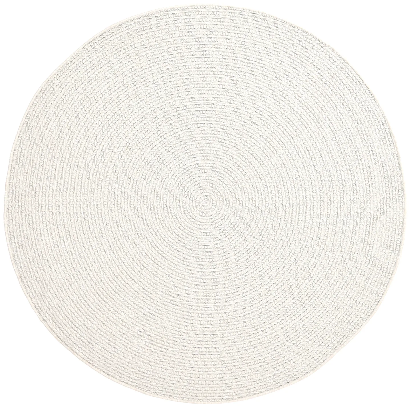 Rundt teppe - Indoor/Outdoor Arlo (off-white) (Størrelse: Ø 160 cm)
