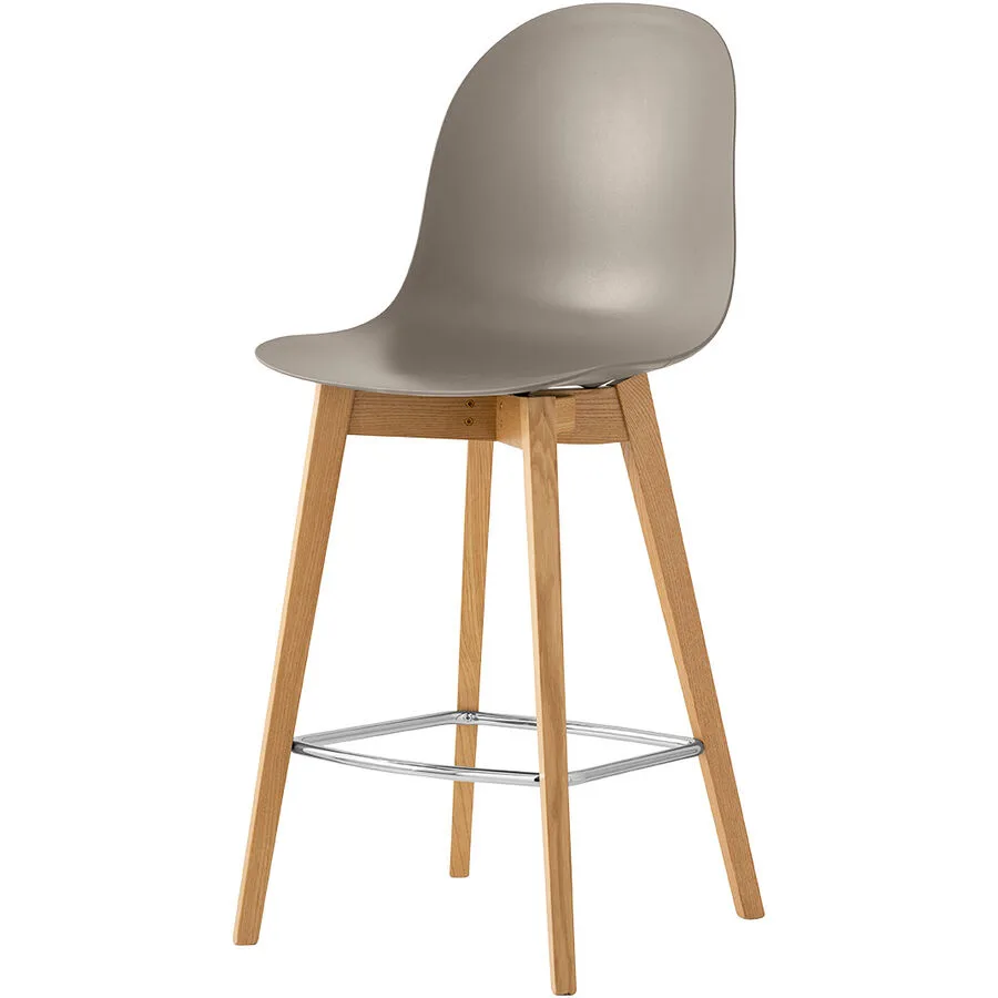 CONNUBIA Barhocker Academy schlamm/eiche Esche/Polypropylen H 106 cm