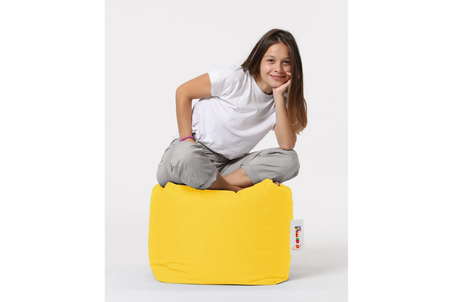 Sittsäck Utomhus Salani 45 cm - Gul