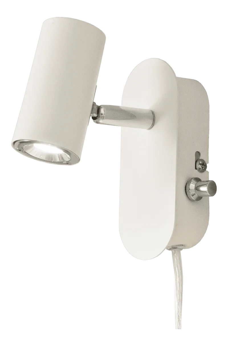 Aneta Lighting - Gusto - Sänglampa - Vit