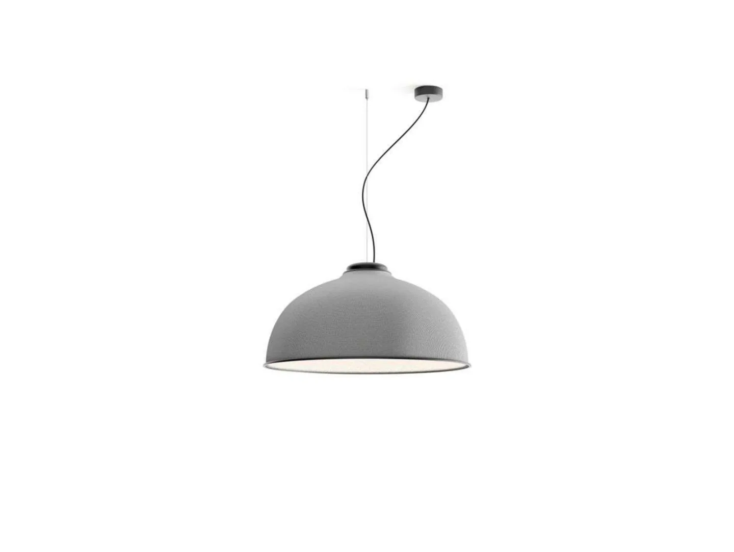 Farel Pendelleuchte Light Grey/White - Luceplan - Esszimmer - Aluminium