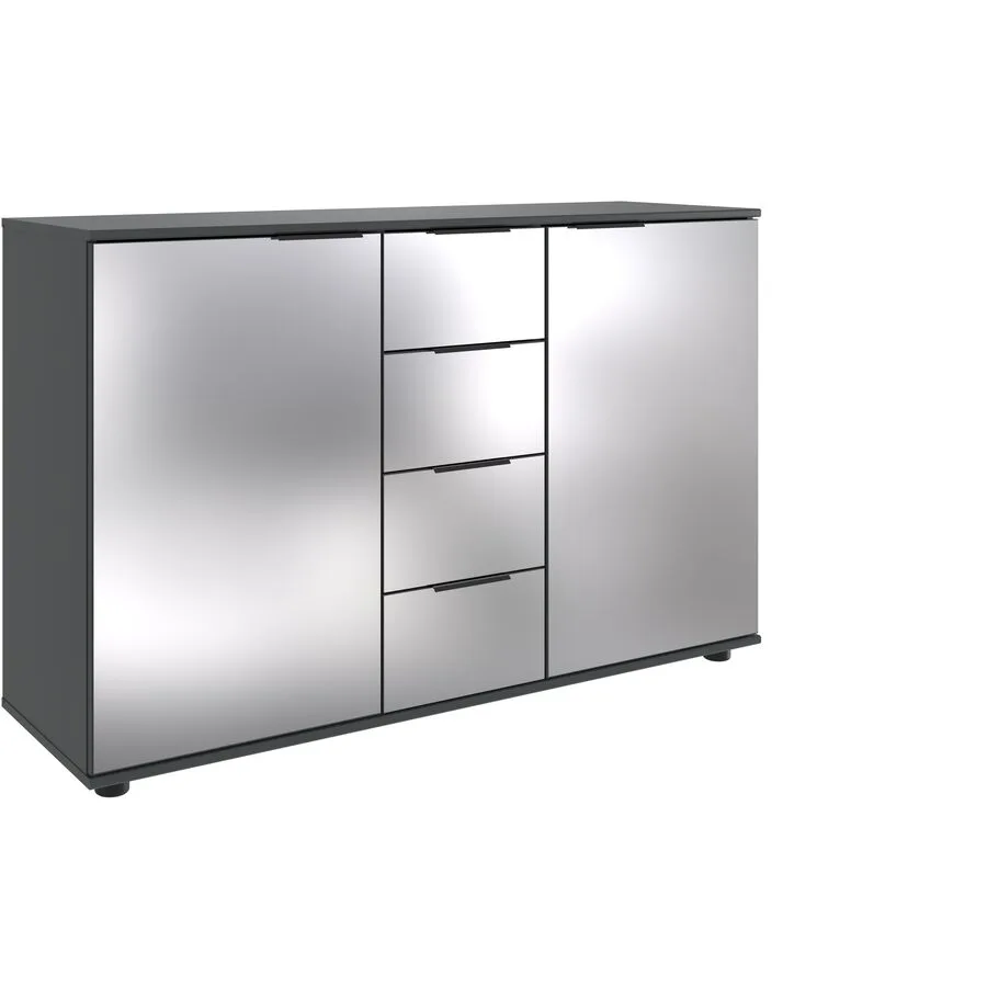 Kommode Metac graphit Holzwerkstoff B 130 H 83 cm