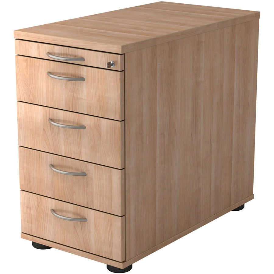 Standcontainer Office nussbaum Holzwerkstoff B 42.8 H 76 cm
